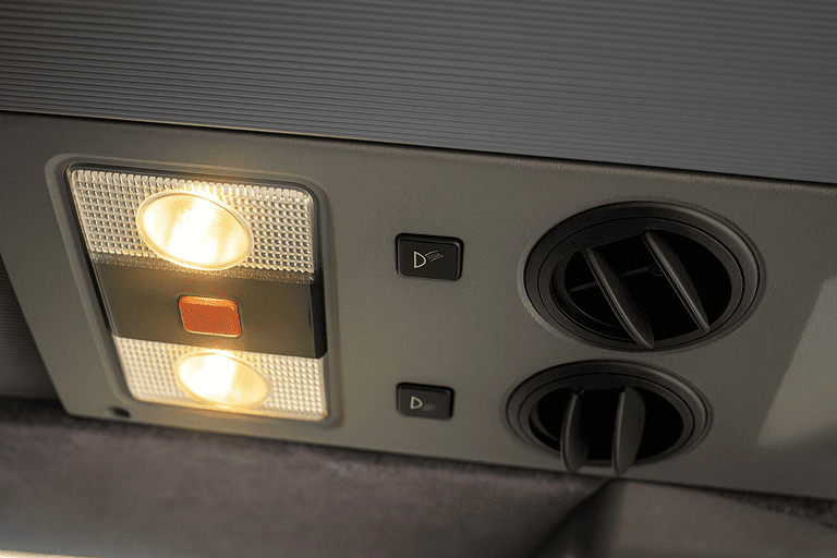 air conditioning on Shuttle Bus