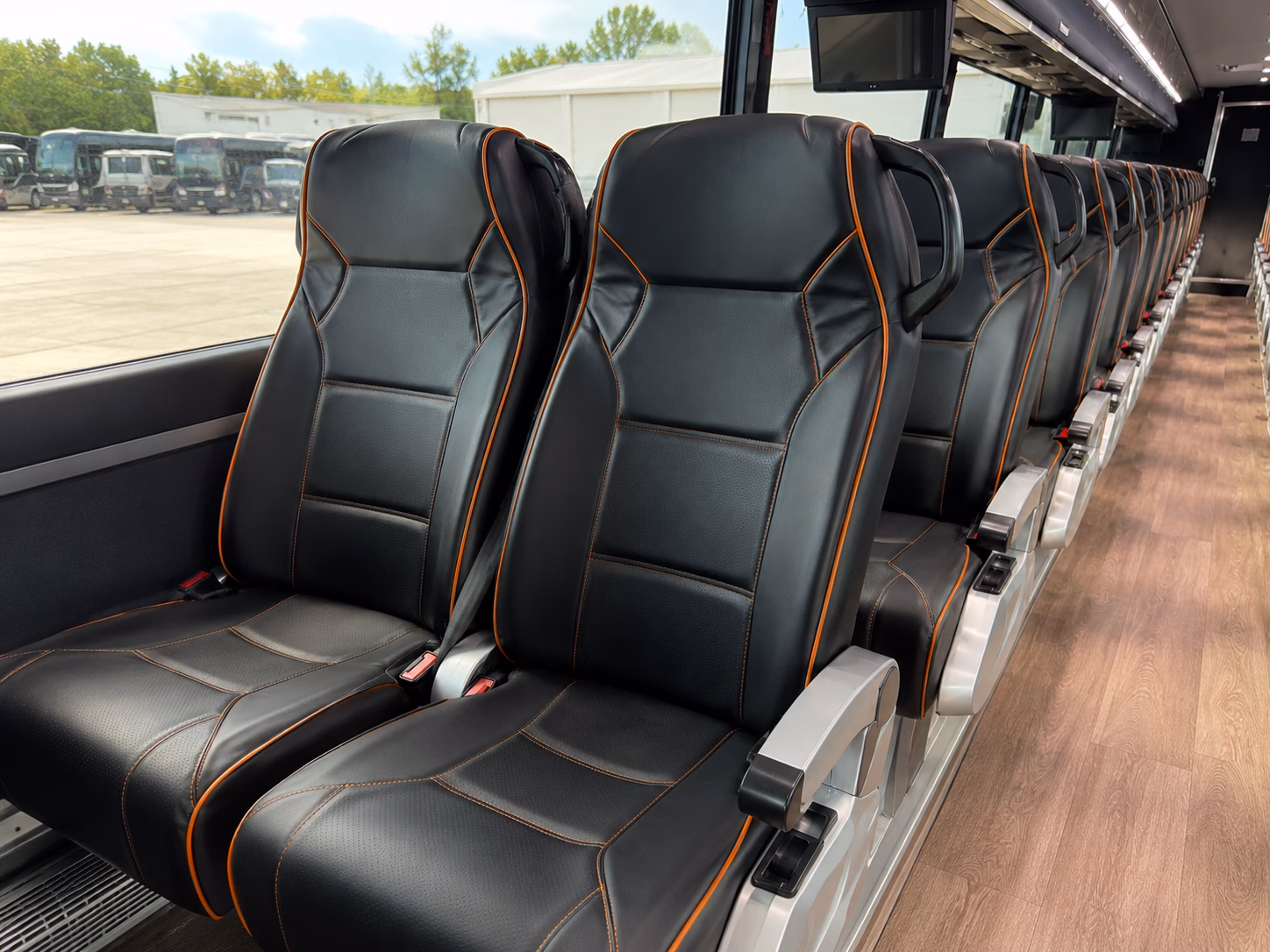 baltimore construction and film crew shuttle buses
