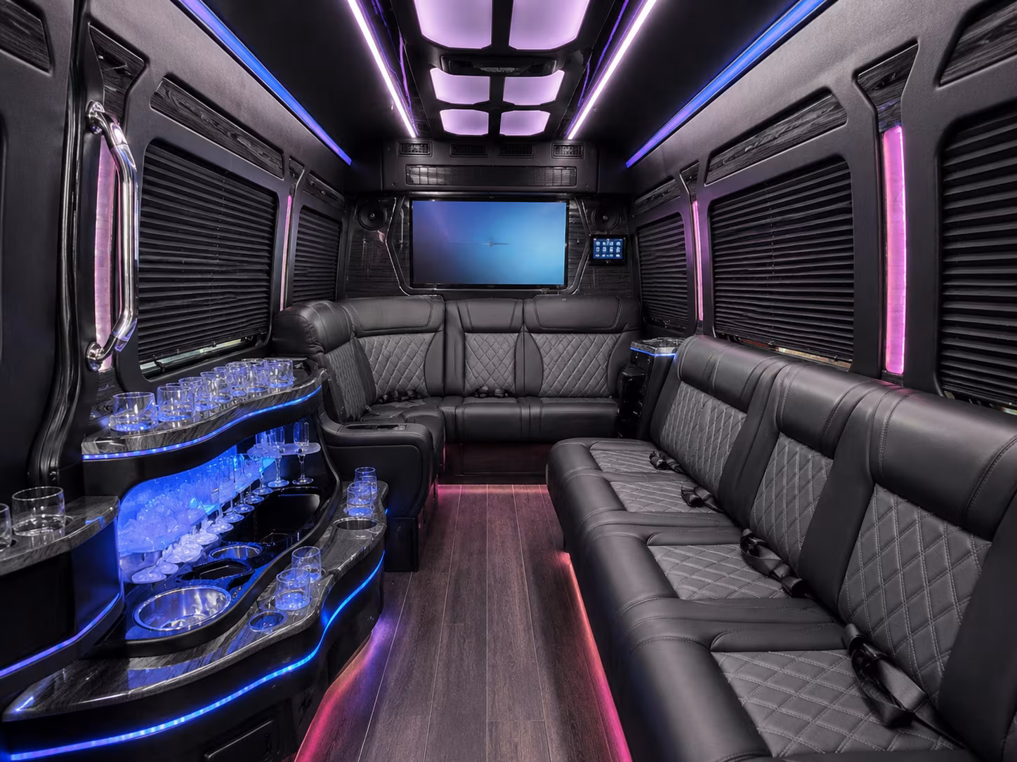 bus rental options for baltimore trips